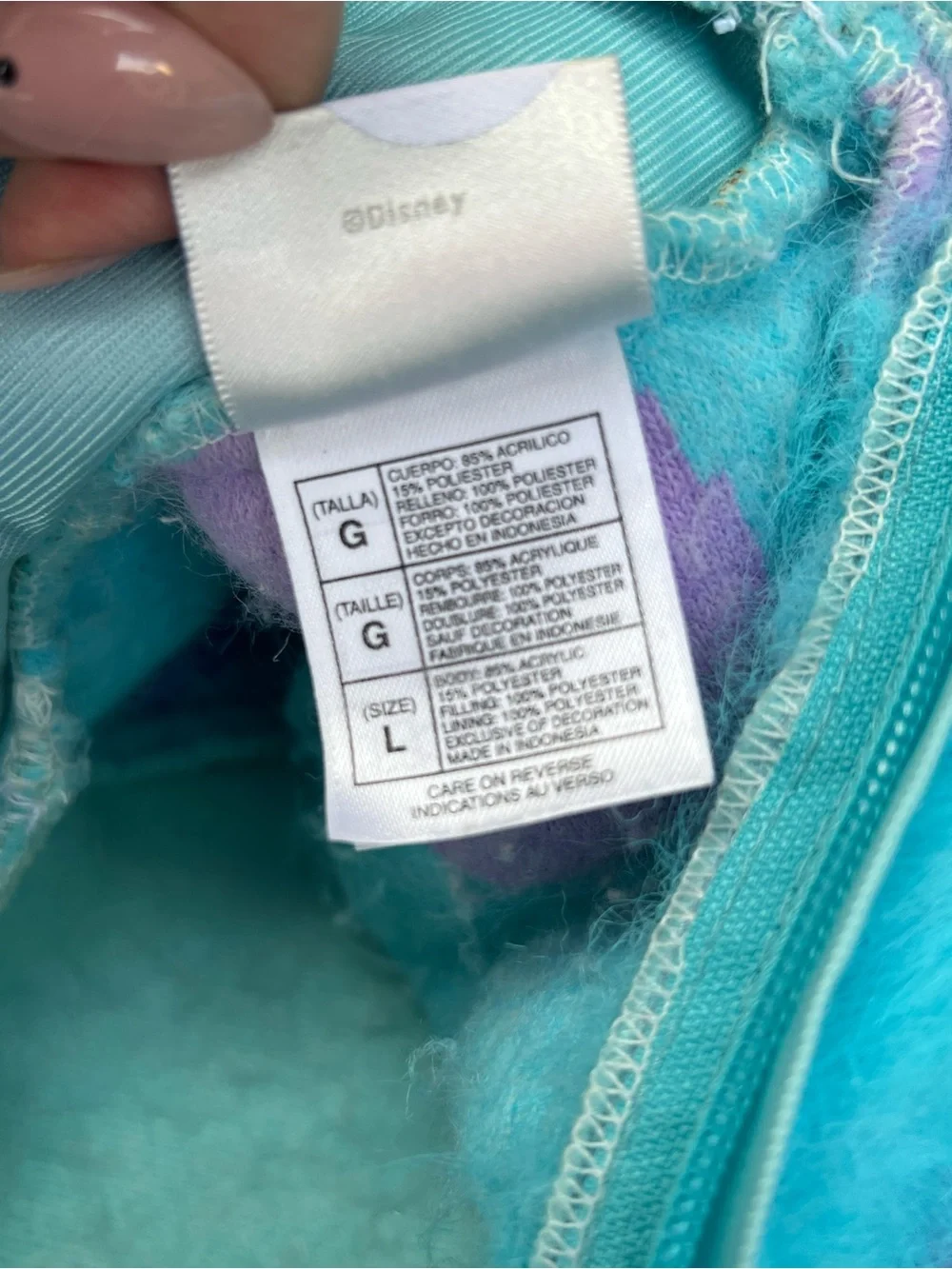 Disney Store Monsters Inc Sulley Costume Youth Large